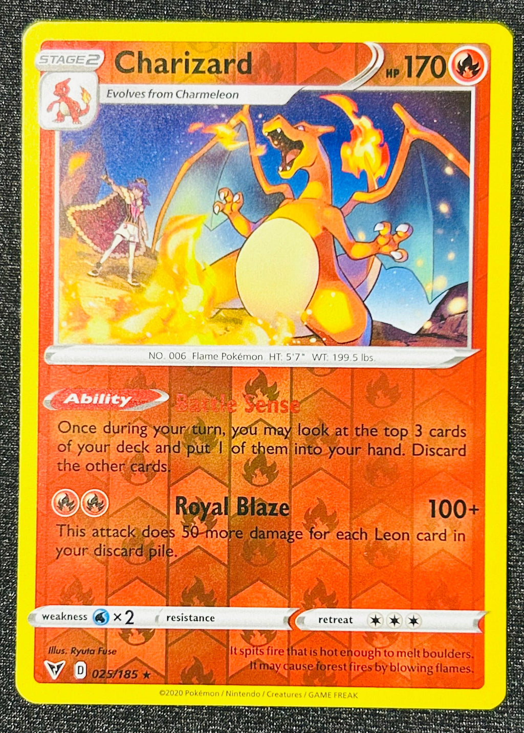 Charizard 025 Reverse Holo Vivid Voltage