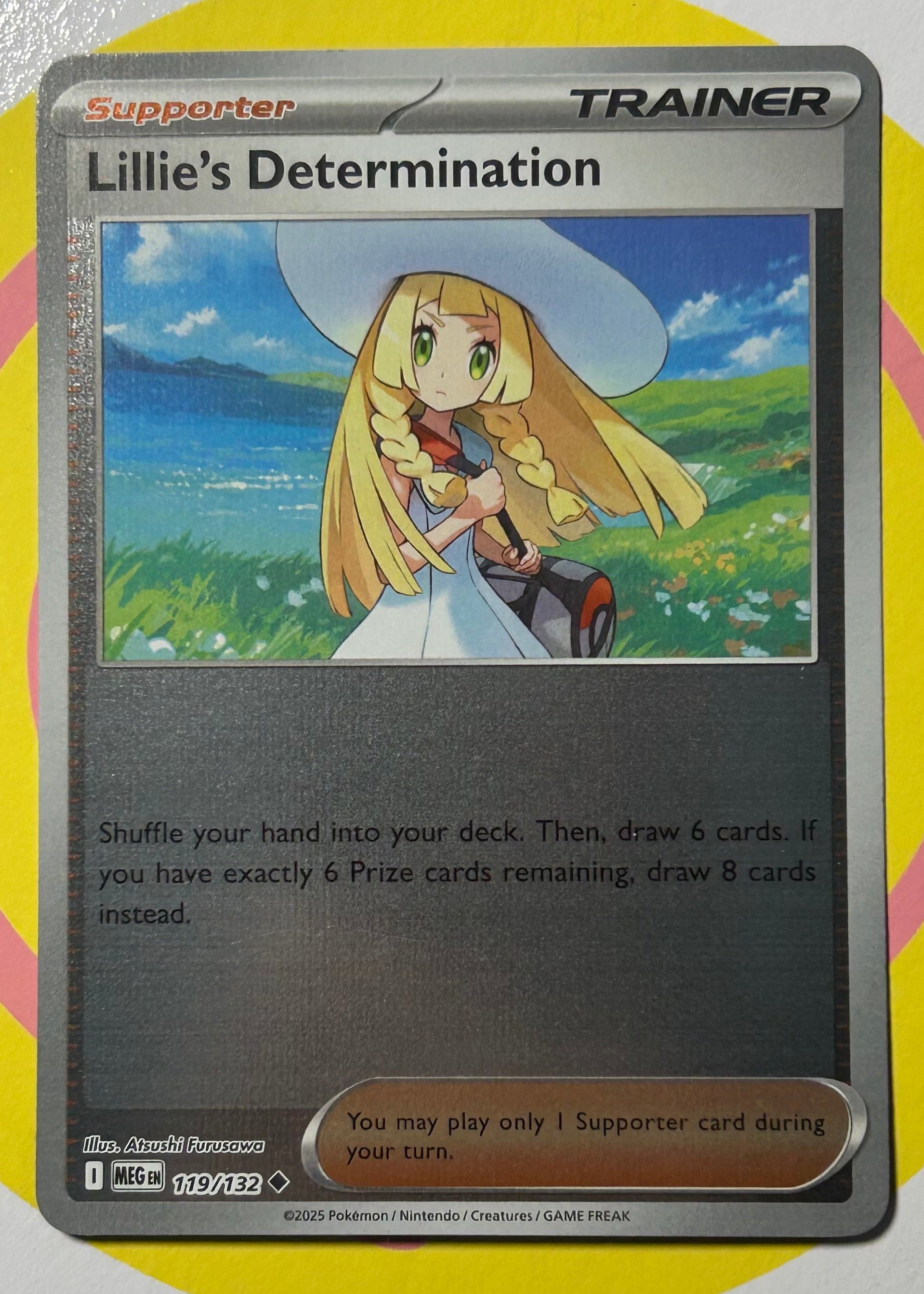 Lillie’s Determination [Reverse Holo] ME01