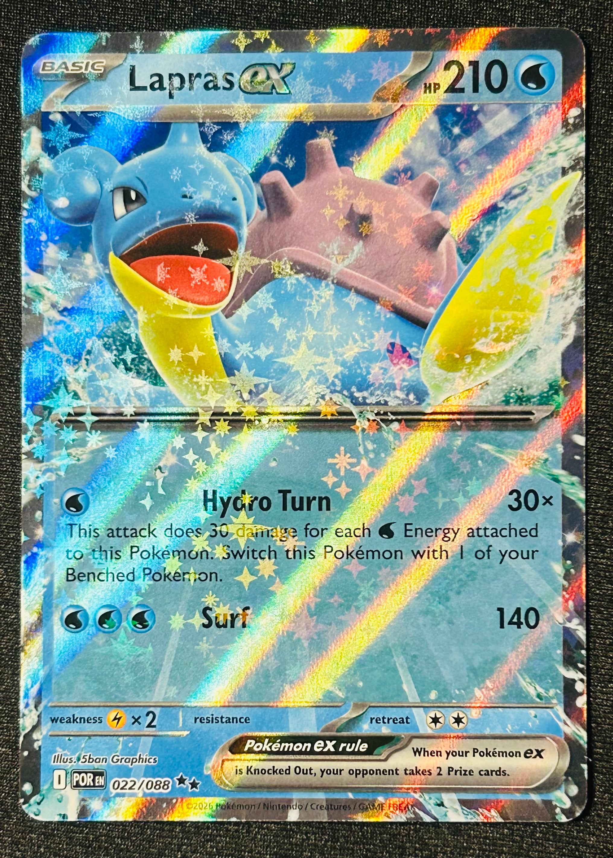 Lapras ex 022 Perfect Order