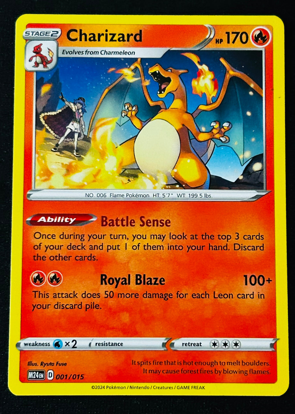 Charizard 001 McDonald’s Collection M24EN