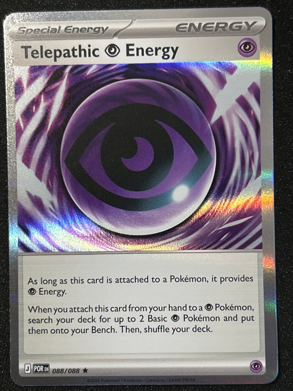 Telepathic Energy 088 Holo Rare (★) Perfect Order front