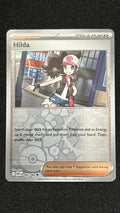 Hilda 084 Reverse Holo Trainer Supporter White Flare front