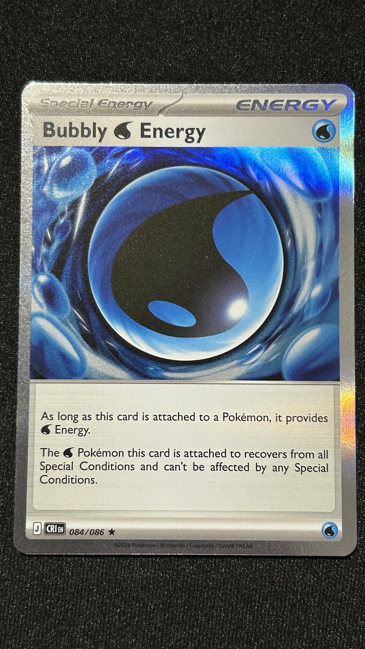 Bubbly Water Energy 084 Holo Chaos Rising front