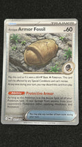 Antique Armor Fossil 072 Reverse Holo Trainer Item Pitch Black front