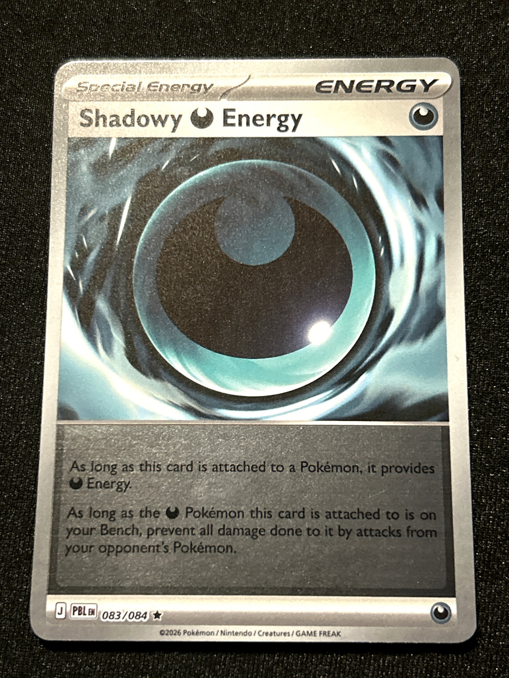 Shadowy Energy 083 Reverse Holo Pitch Black front