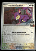 Team Rocket's Rattata 147 Reverse Holo Destined Rivals front