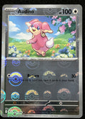 Audino 074 Poké Ball Holo Poké Ball Pattern Black Bolt front