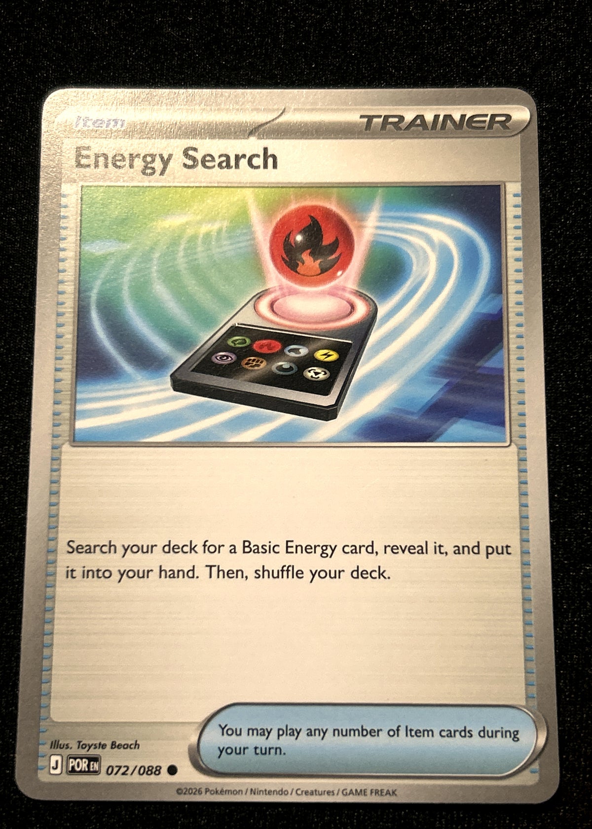 Energy Search 072 Perfect Order front