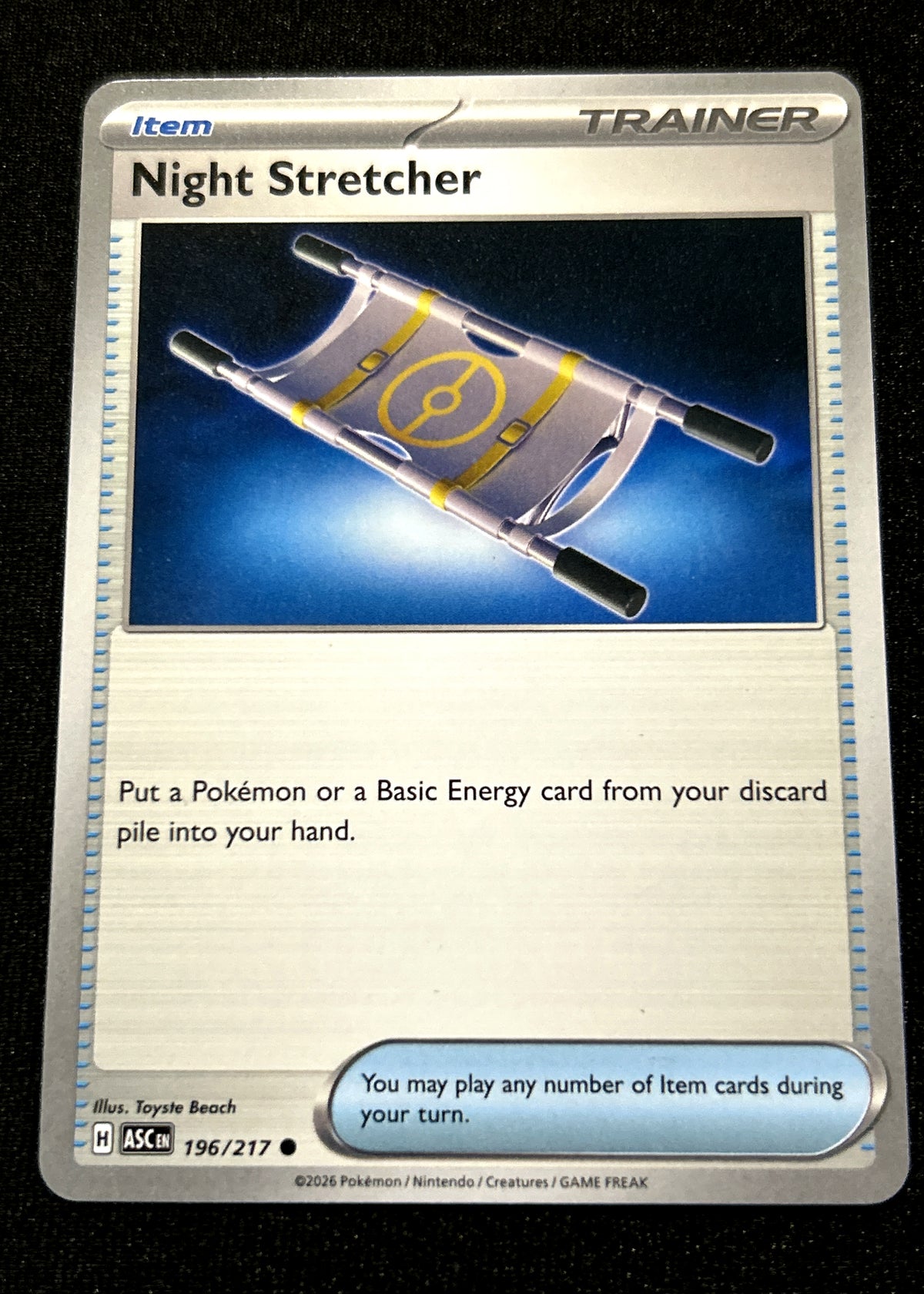 Night Stretcher 196 Trainer Item Ascended Heroes front