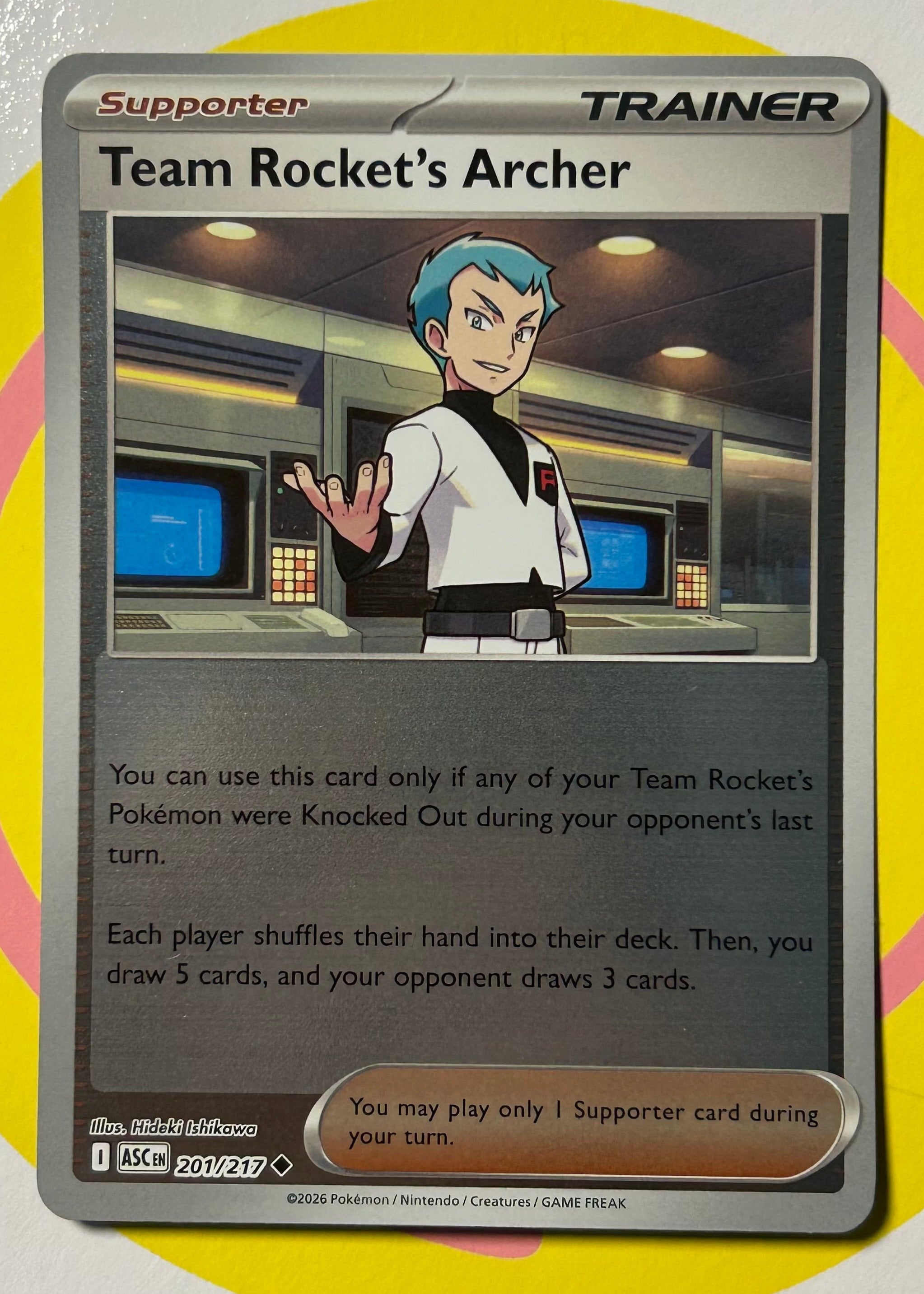 Trading card featuring a character from Pokemon TCG